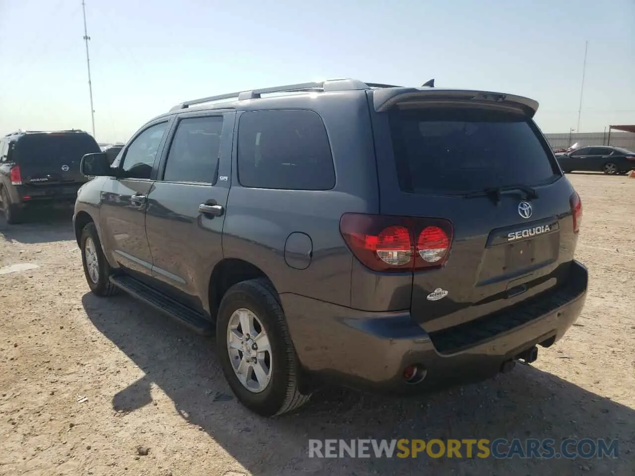 3 fotografías del automóvil dañado 5TDBY5G17KS166626 TOYOTA SEQUOIA 2019