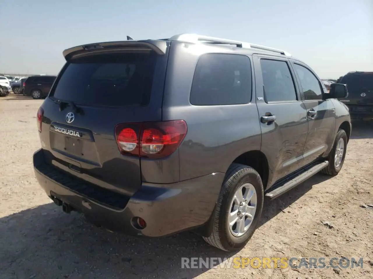 4 fotografías del automóvil dañado 5TDBY5G17KS166626 TOYOTA SEQUOIA 2019