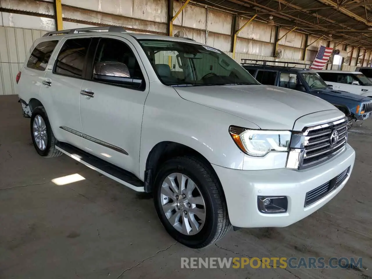 4 fotografías del automóvil dañado 5TDDY5G10KS173524 TOYOTA SEQUOIA 2019