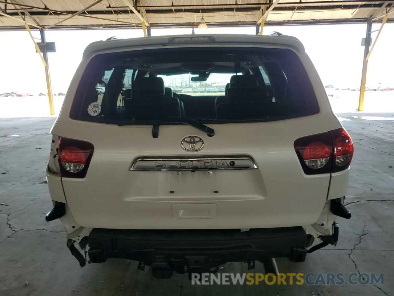 6 fotografías del automóvil dañado 5TDDY5G10KS173524 TOYOTA SEQUOIA 2019