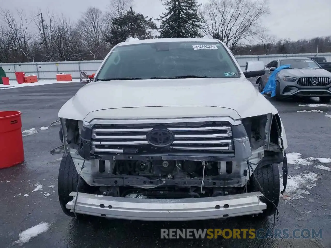5 fotografías del automóvil dañado 5TDDY5G11KS165934 TOYOTA SEQUOIA 2019