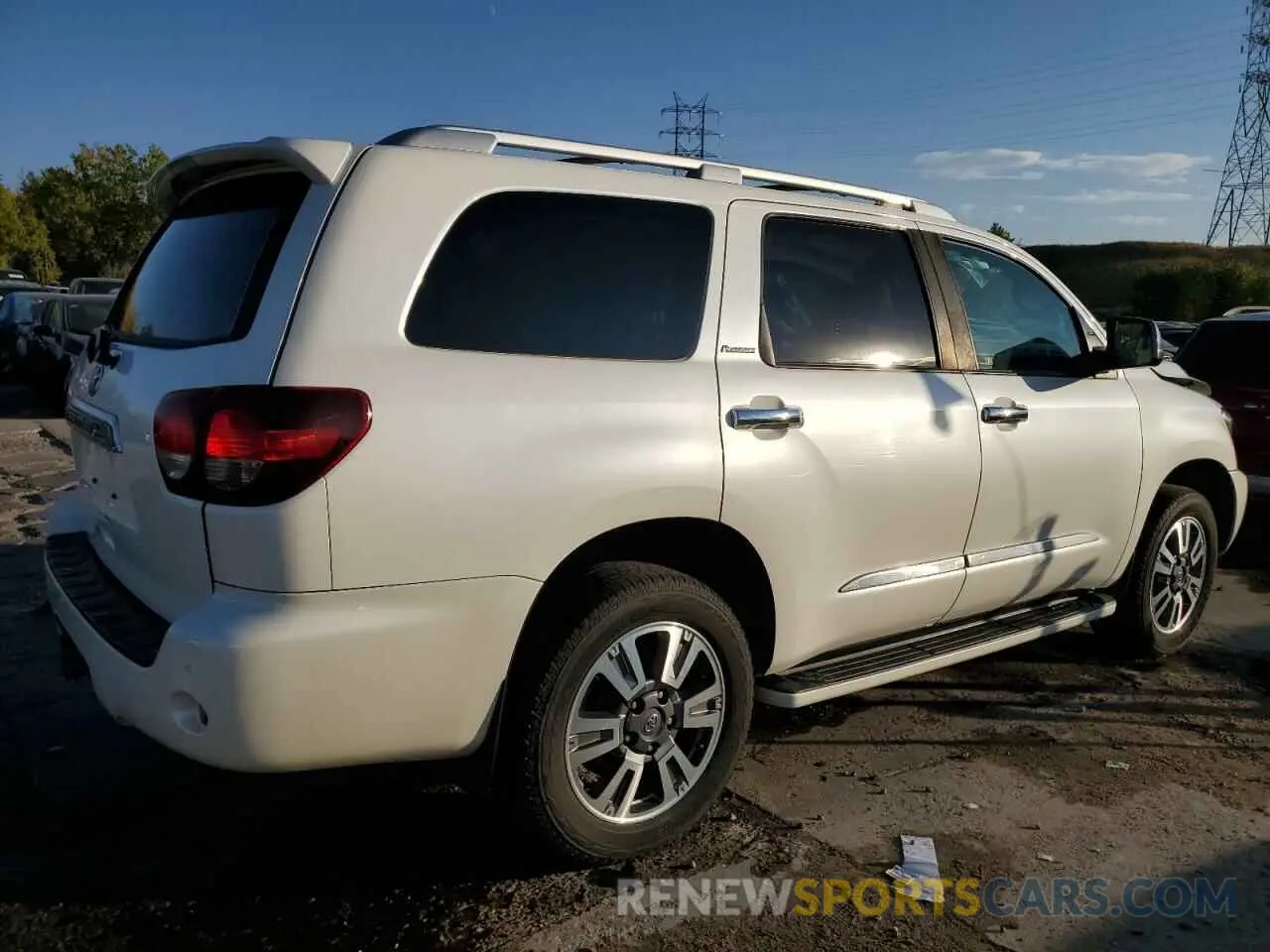 3 fotografías del automóvil dañado 5TDDY5G15KS168285 TOYOTA SEQUOIA 2019