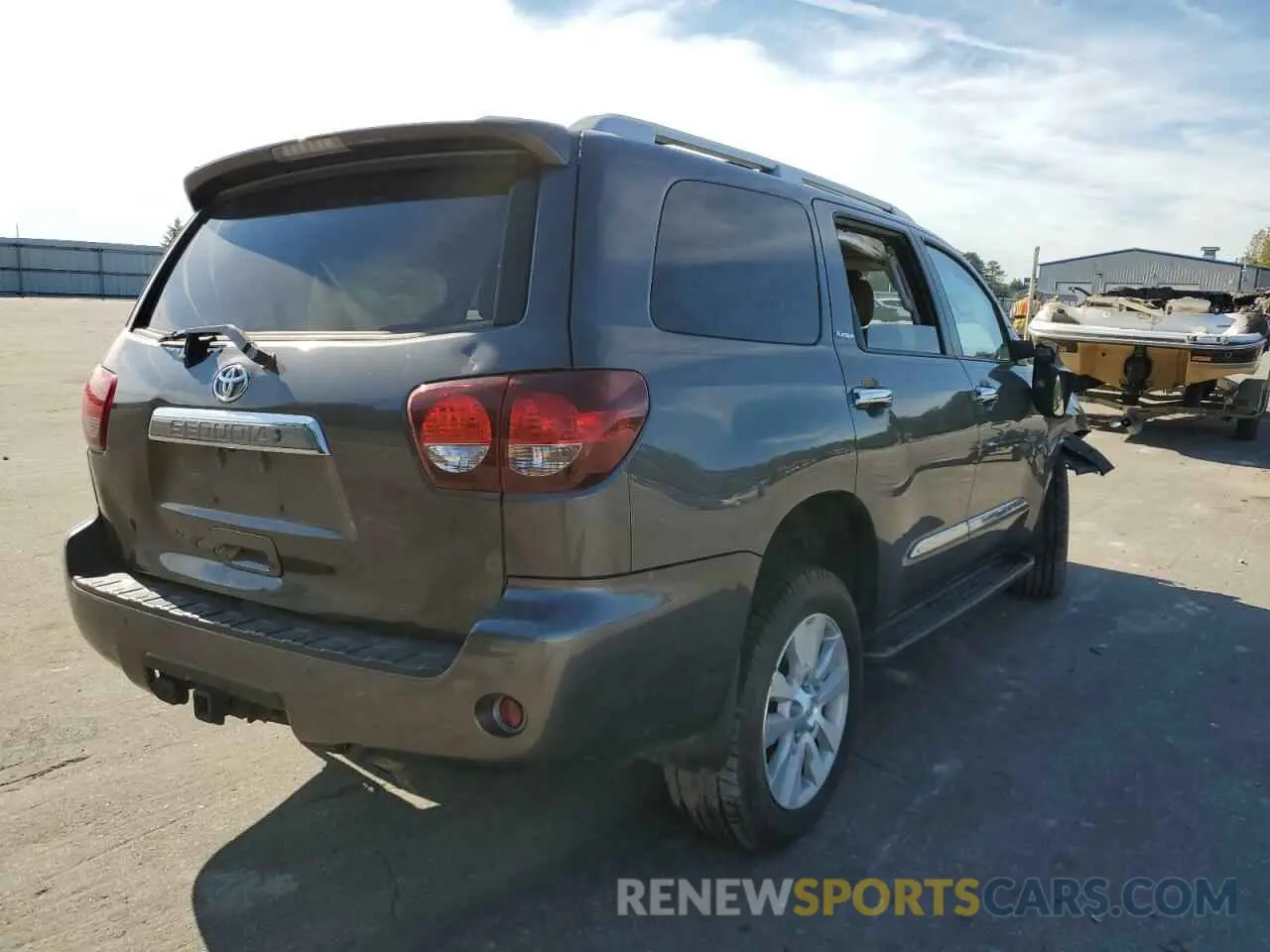 4 fotografías del automóvil dañado 5TDDY5G18KS166420 TOYOTA SEQUOIA 2019