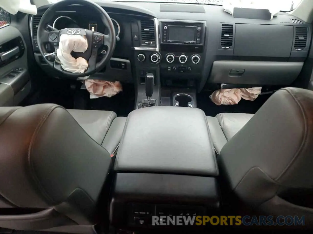 8 fotografías del automóvil dañado 5TDJY5G15KS165406 TOYOTA SEQUOIA 2019