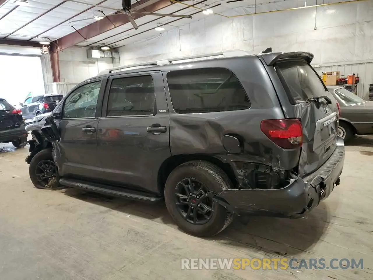 2 fotografías del automóvil dañado 5TDBY5G17LS178776 TOYOTA SEQUOIA 2020