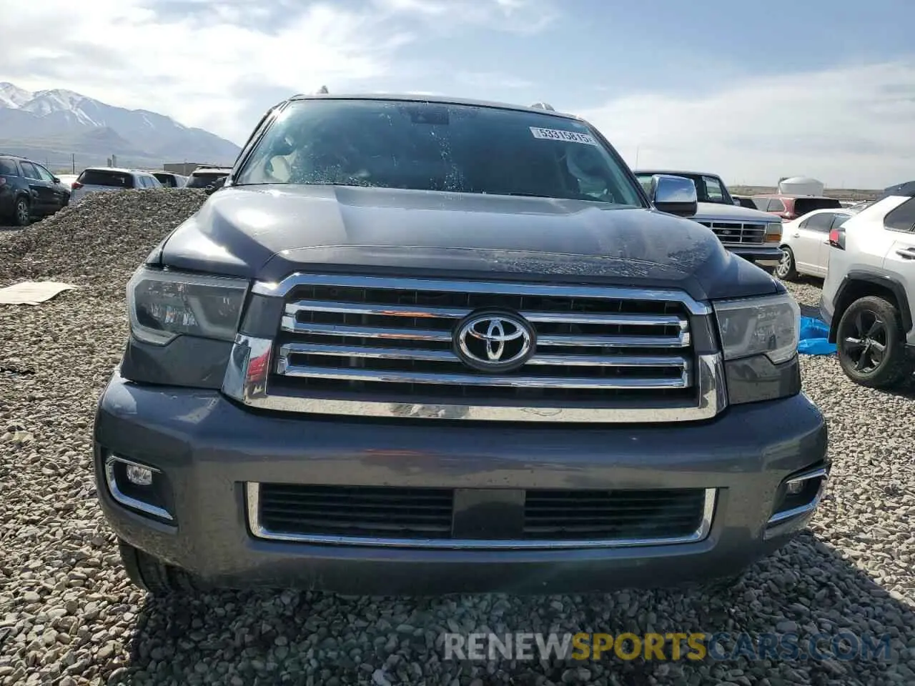 5 fotografías del automóvil dañado 5TDDY5G12LS177253 TOYOTA SEQUOIA 2020