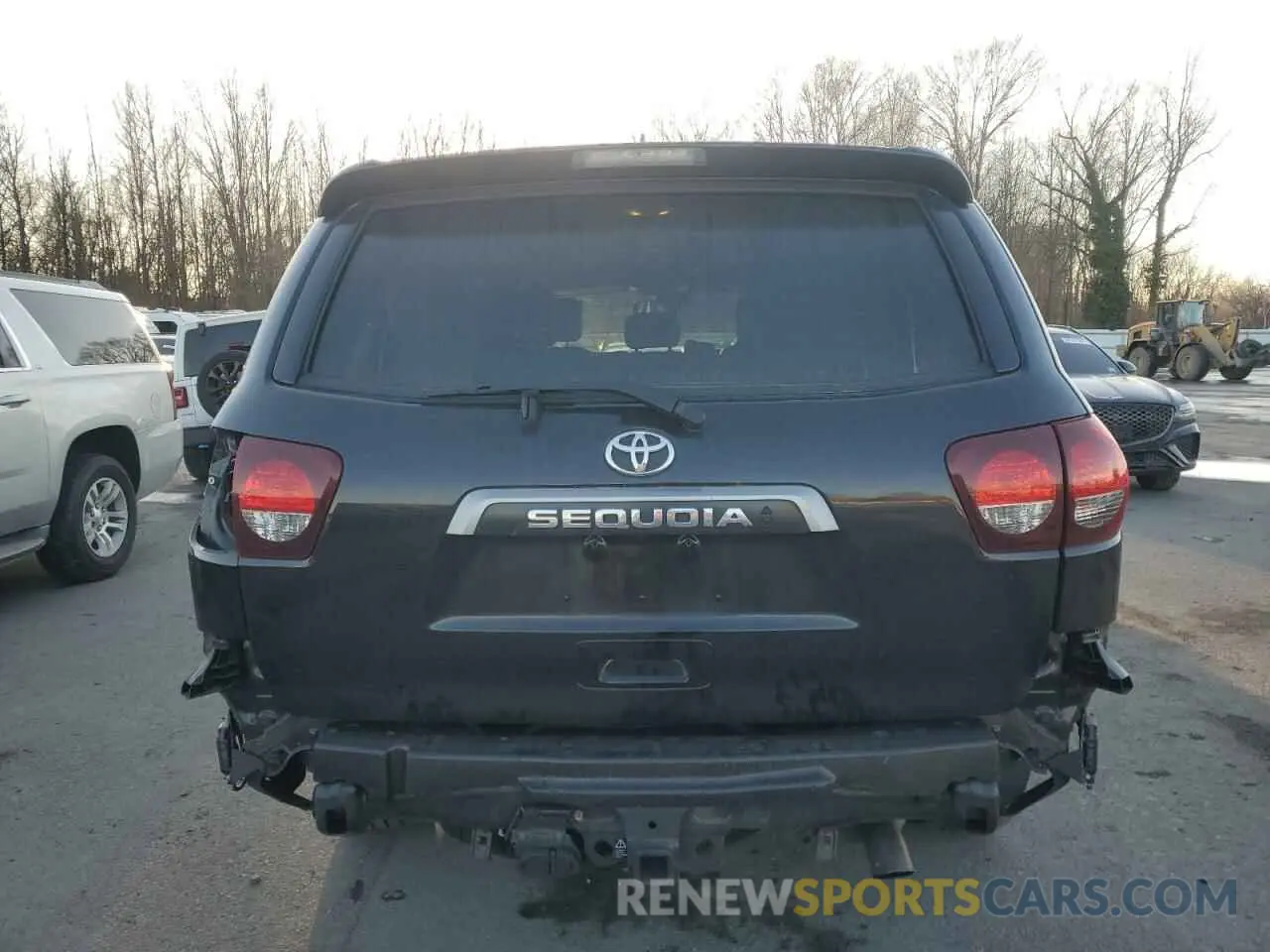 6 fotografías del automóvil dañado 5TDJY5G17LS180247 TOYOTA SEQUOIA 2020