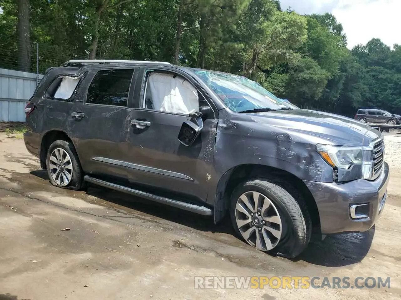 4 fotografías del automóvil dañado 5TDKY5G17LS074238 TOYOTA SEQUOIA 2020