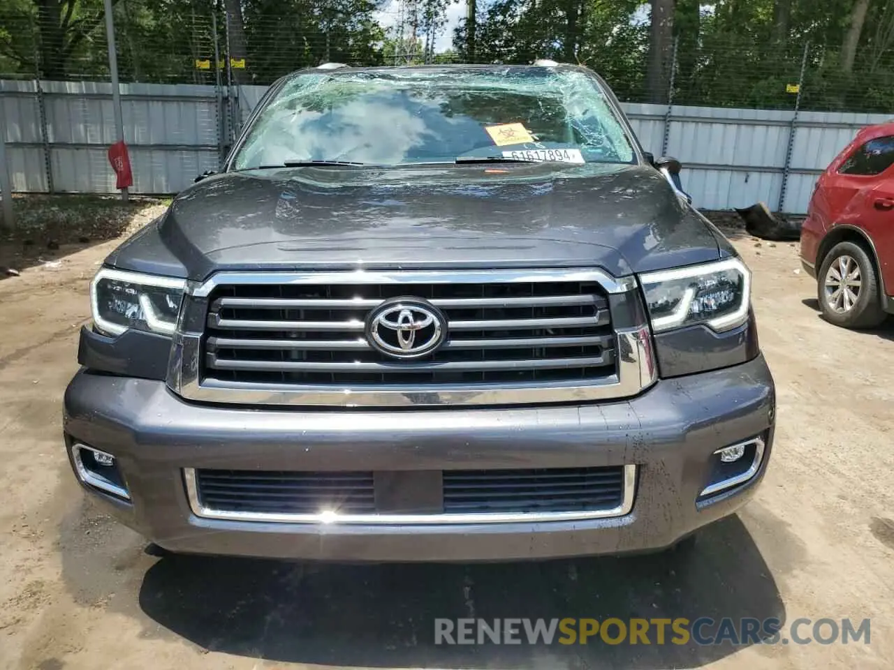 5 fotografías del automóvil dañado 5TDKY5G17LS074238 TOYOTA SEQUOIA 2020