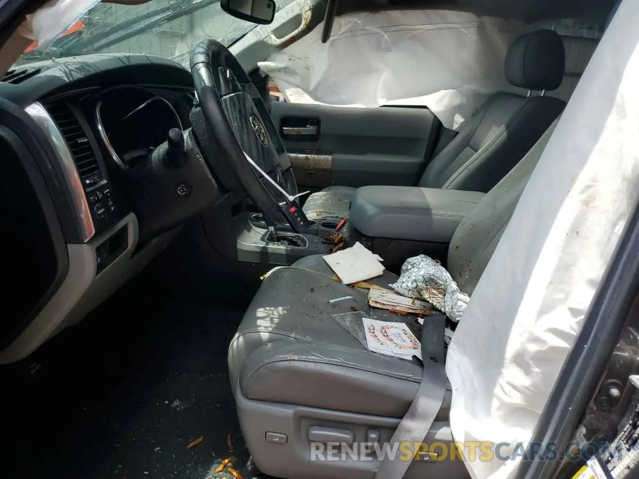 7 fotografías del automóvil dañado 5TDKY5G17LS074238 TOYOTA SEQUOIA 2020