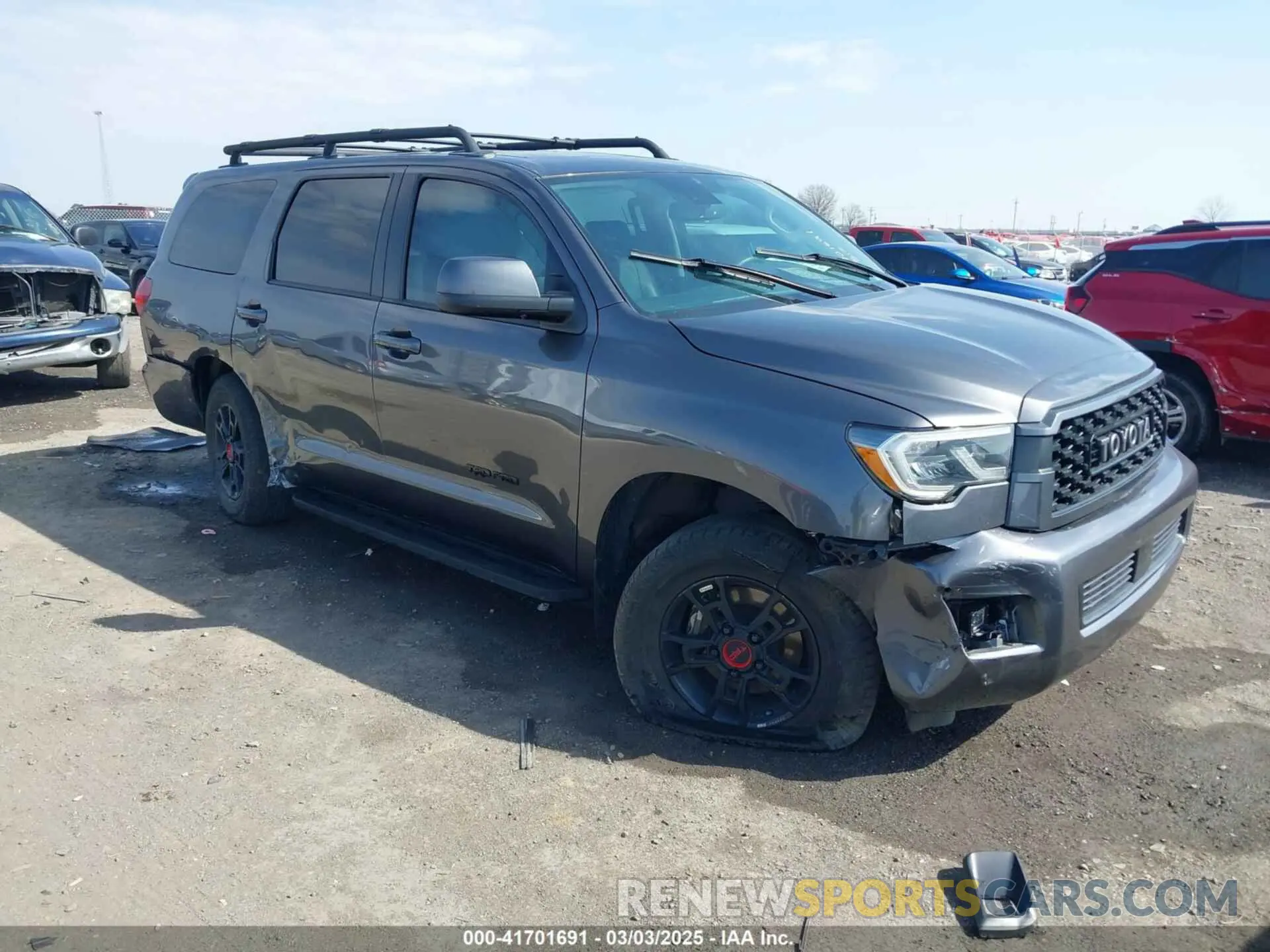 1 fotografías del automóvil dañado 5TDEY5B18MS187069 TOYOTA SEQUOIA 2021