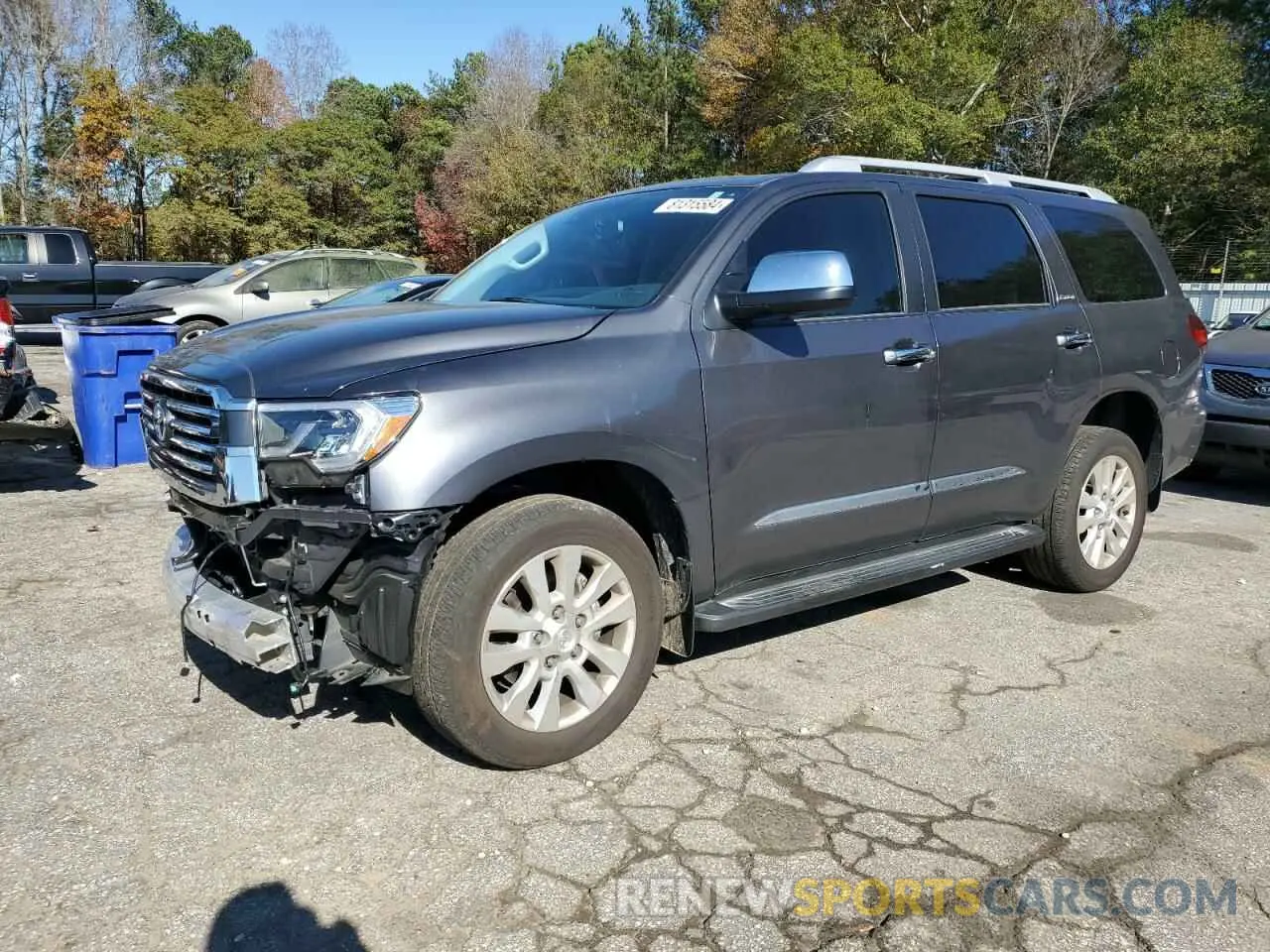 1 fotografías del automóvil dañado 5TDGY5A19MS076167 TOYOTA SEQUOIA 2021