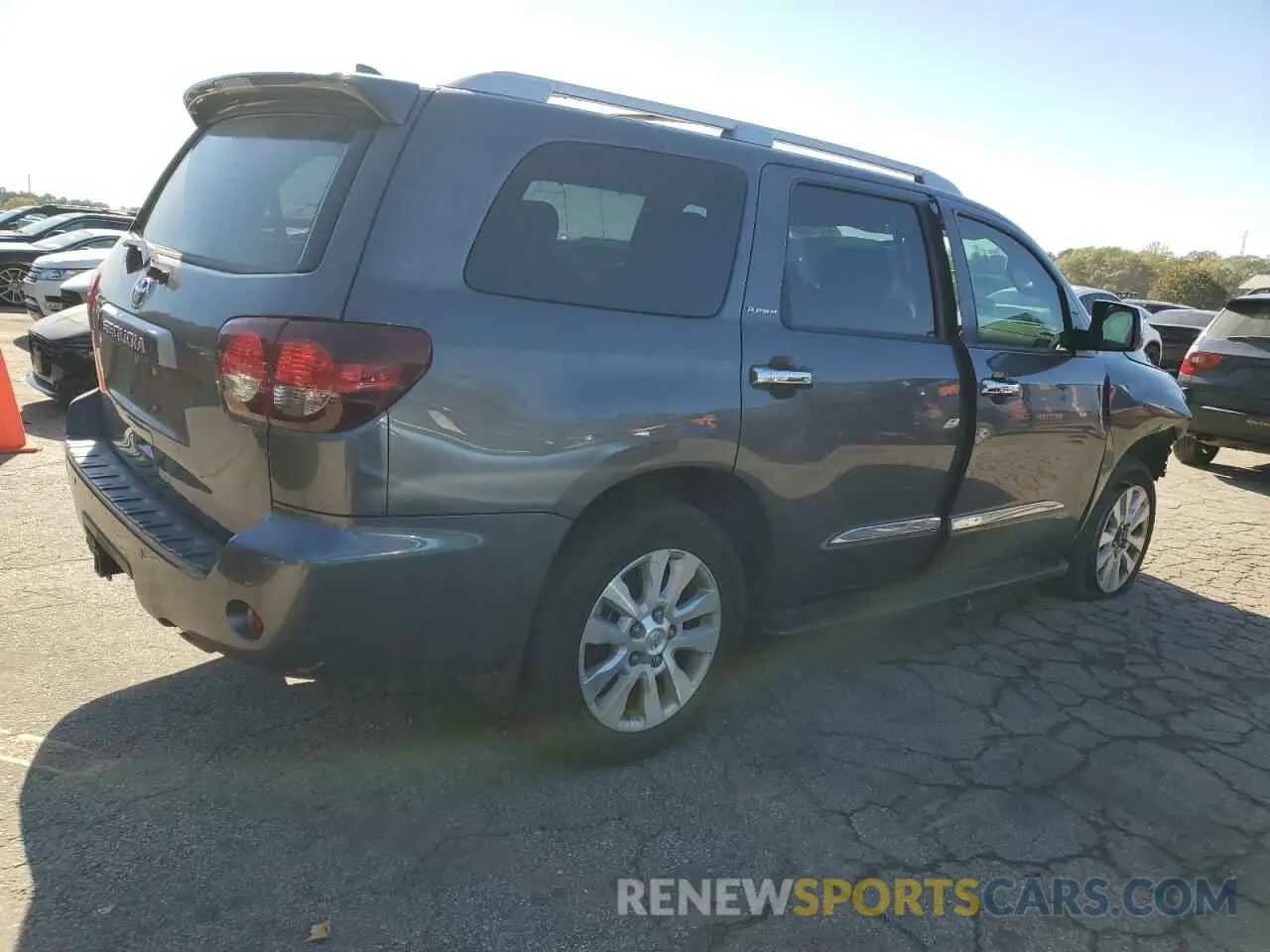 3 fotografías del automóvil dañado 5TDGY5A19MS076167 TOYOTA SEQUOIA 2021