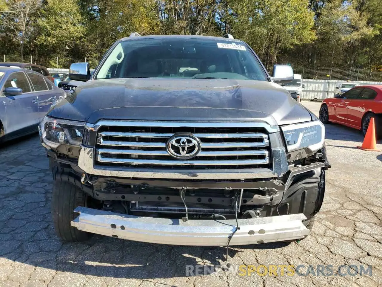 5 fotografías del automóvil dañado 5TDGY5A19MS076167 TOYOTA SEQUOIA 2021