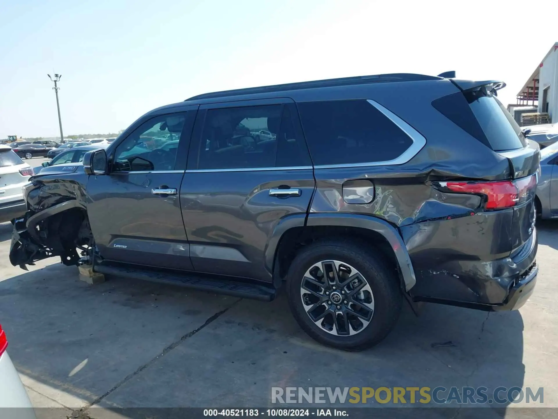6 fotografías del automóvil dañado 7SVAAAAA8PX001323 TOYOTA SEQUOIA 2023