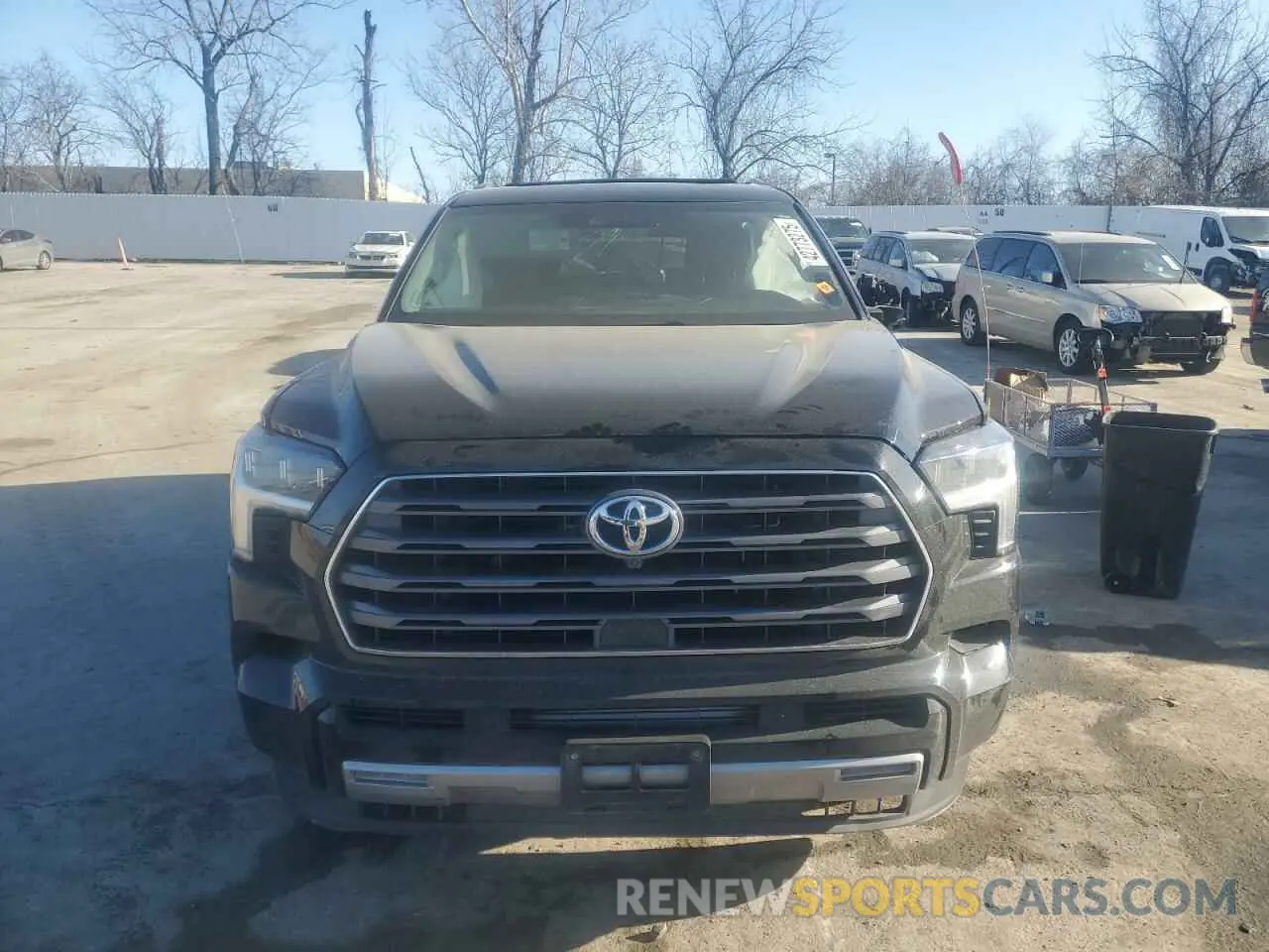 5 fotografías del automóvil dañado 7SVAAABA4PX016500 TOYOTA SEQUOIA 2023