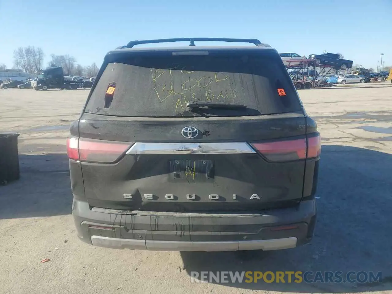 6 fotografías del automóvil dañado 7SVAAABA4PX016500 TOYOTA SEQUOIA 2023