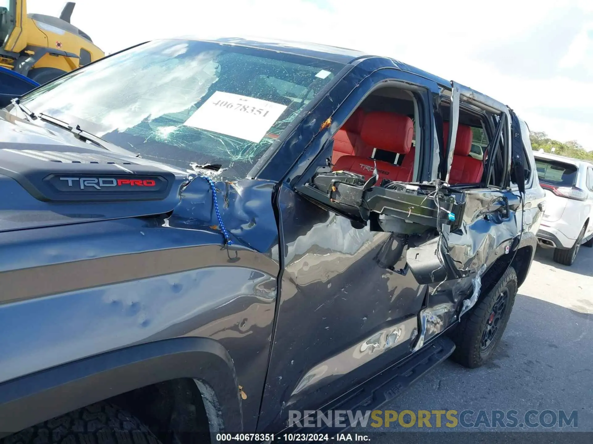 6 fotografías del automóvil dañado 7SVAAABA4PX018702 TOYOTA SEQUOIA 2023