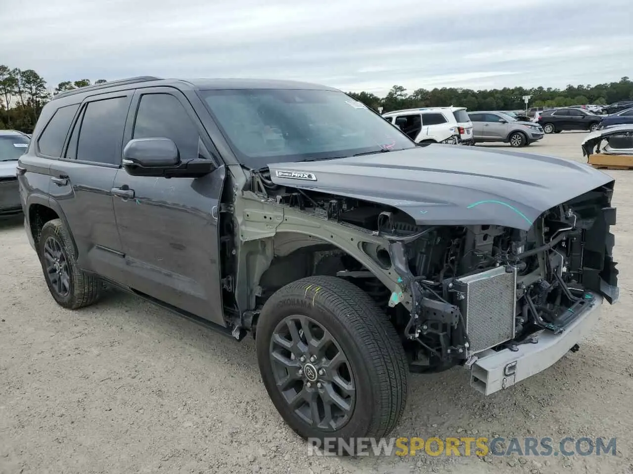 4 fotografías del automóvil dañado 7SVAAABA9PX010191 TOYOTA SEQUOIA 2023