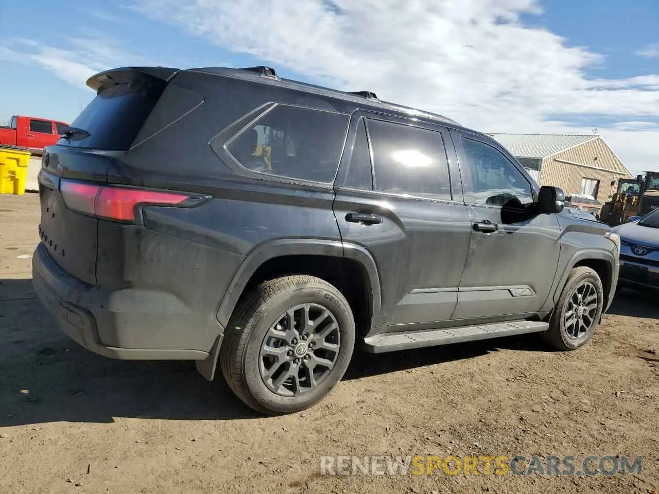 3 fotografías del automóvil dañado 7SVAAABA1RX045827 TOYOTA SEQUOIA 2024