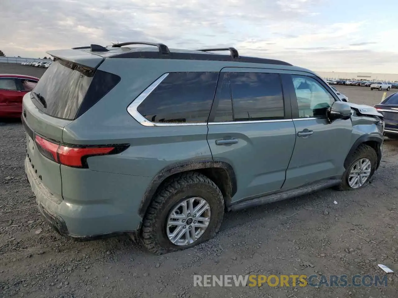 3 fotografías del automóvil dañado 7SVAAABA3RX039513 TOYOTA SEQUOIA 2024