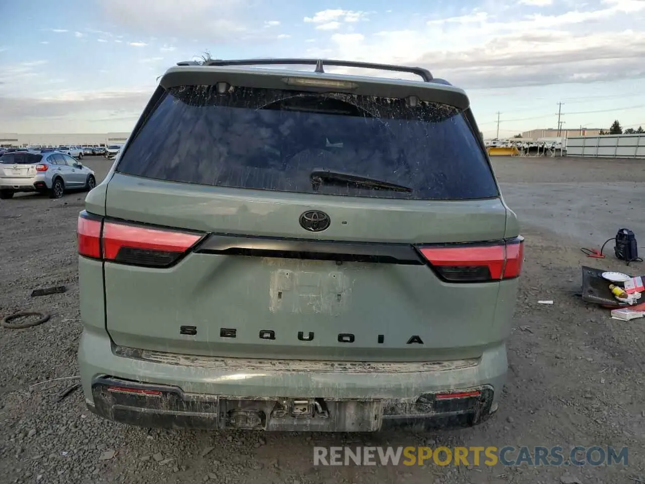 6 fotografías del automóvil dañado 7SVAAABA3RX039513 TOYOTA SEQUOIA 2024