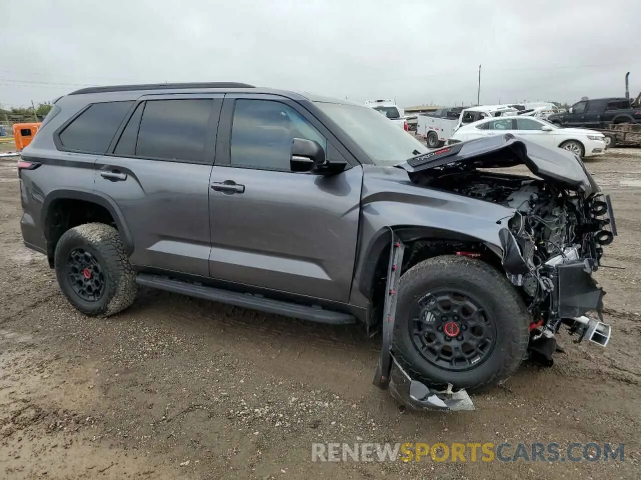 4 fotografías del automóvil dañado 7SVAAABA7RX046755 TOYOTA SEQUOIA 2024