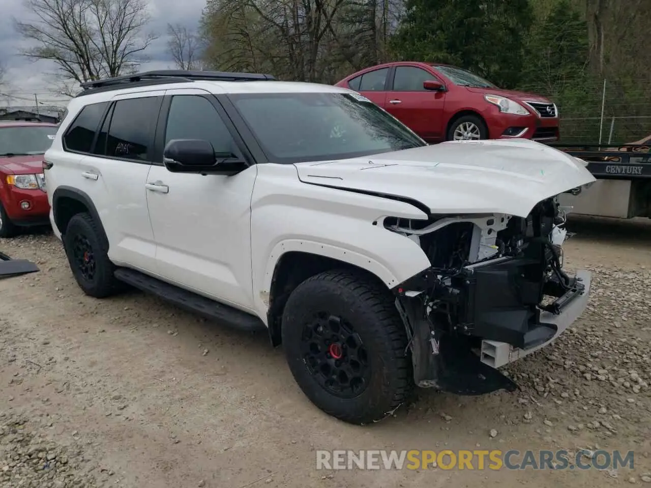 4 fotografías del automóvil dañado 7SVAAABAXRX040030 TOYOTA SEQUOIA 2024