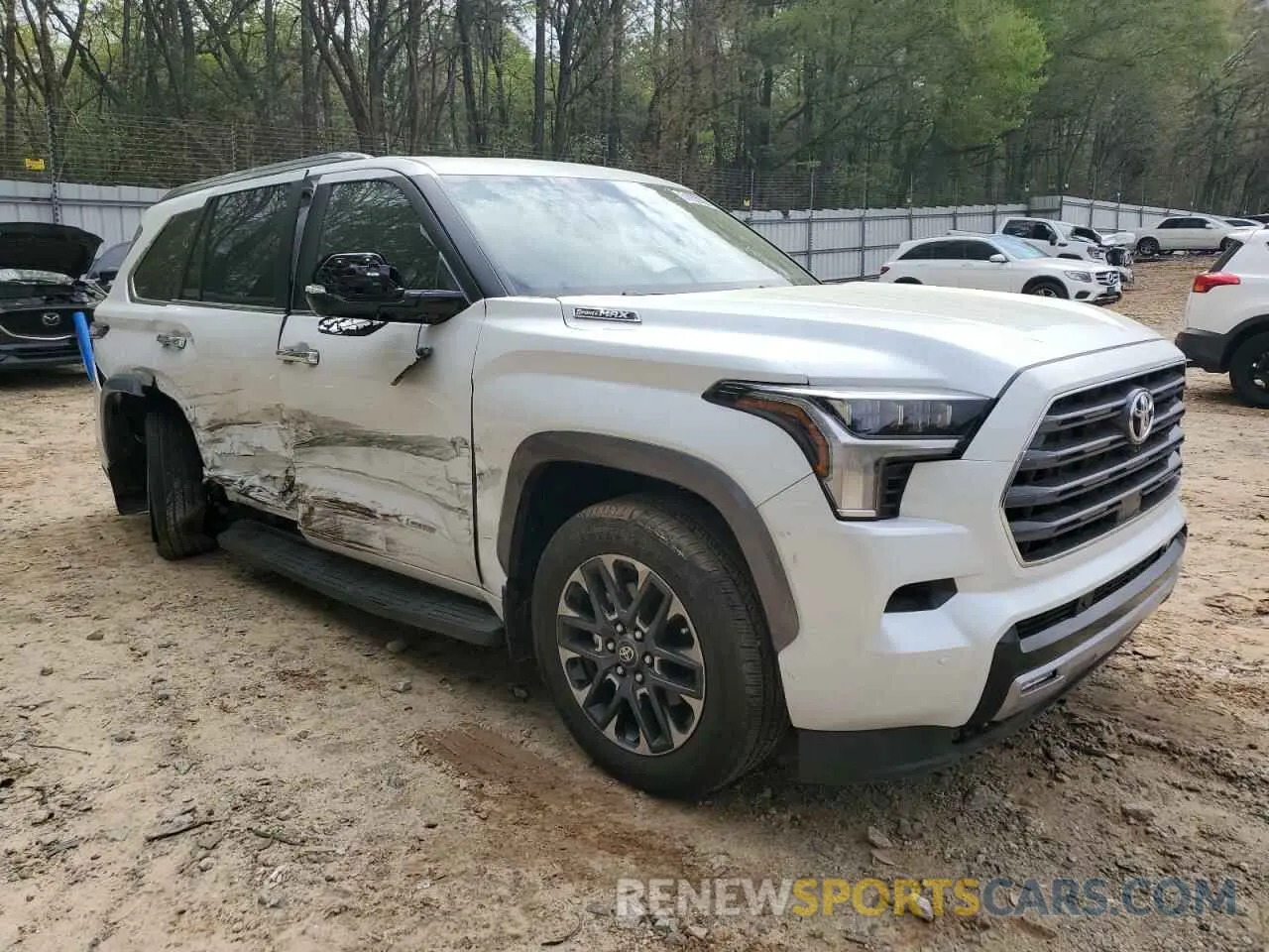 4 fotografías del automóvil dañado 7SVAAABA3SX054096 TOYOTA SEQUOIA 2025