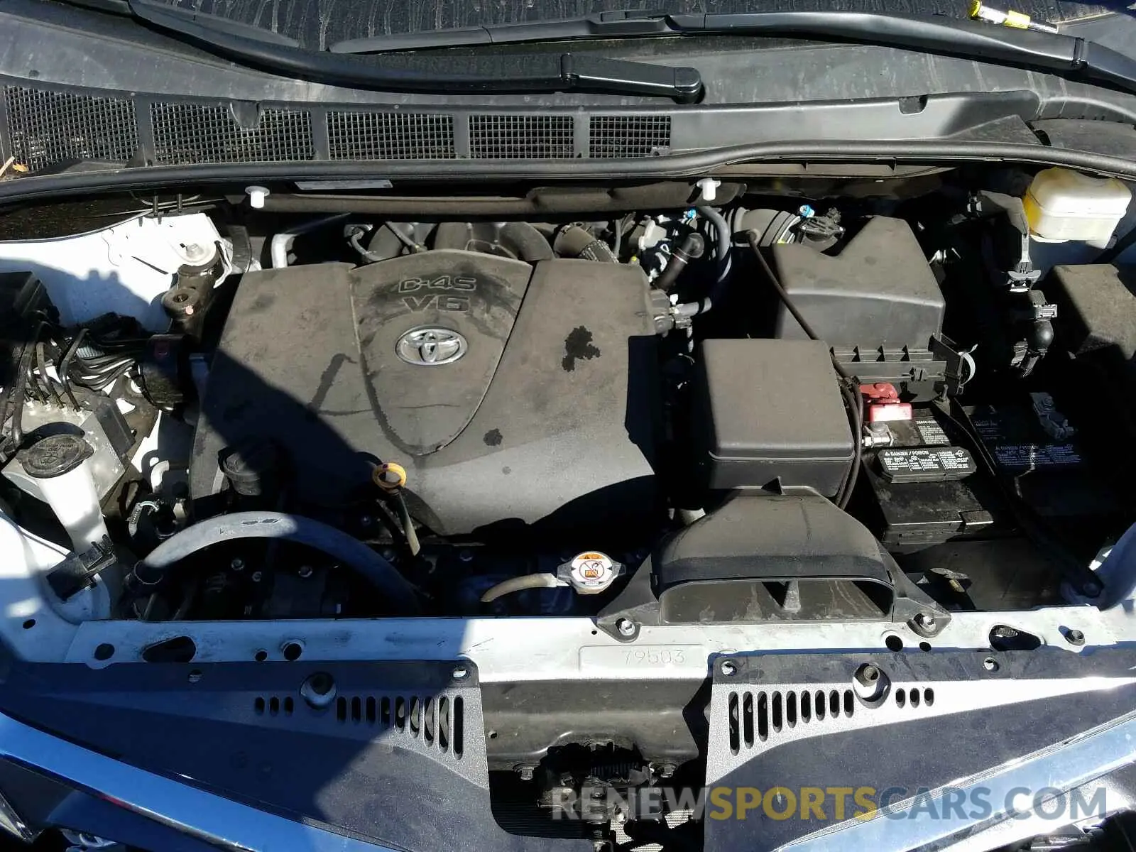7 fotografías del automóvil dañado 5TDDZ3DC3KS214154 TOYOTA SIENNA 2019