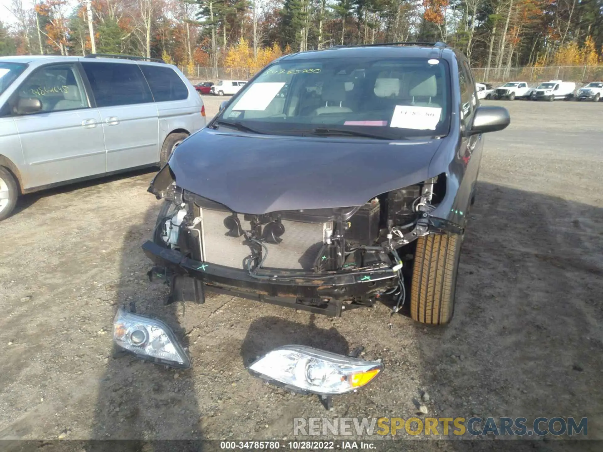6 fotografías del automóvil dañado 5TDDZ3DC4KS225745 TOYOTA SIENNA 2019
