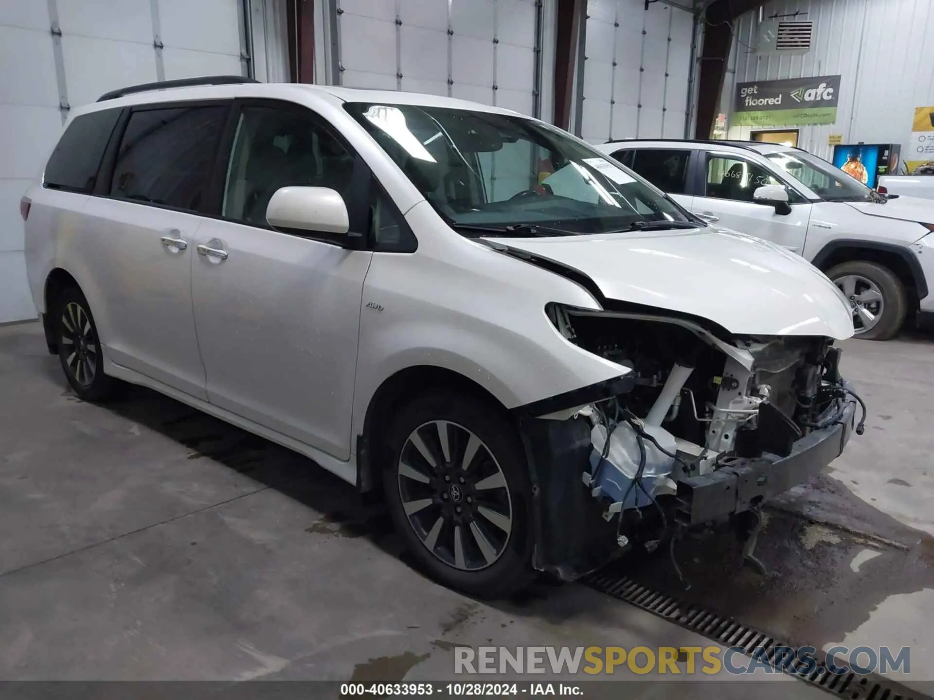 1 fotografías del automóvil dañado 5TDDZ3DC5KS223244 TOYOTA SIENNA 2019