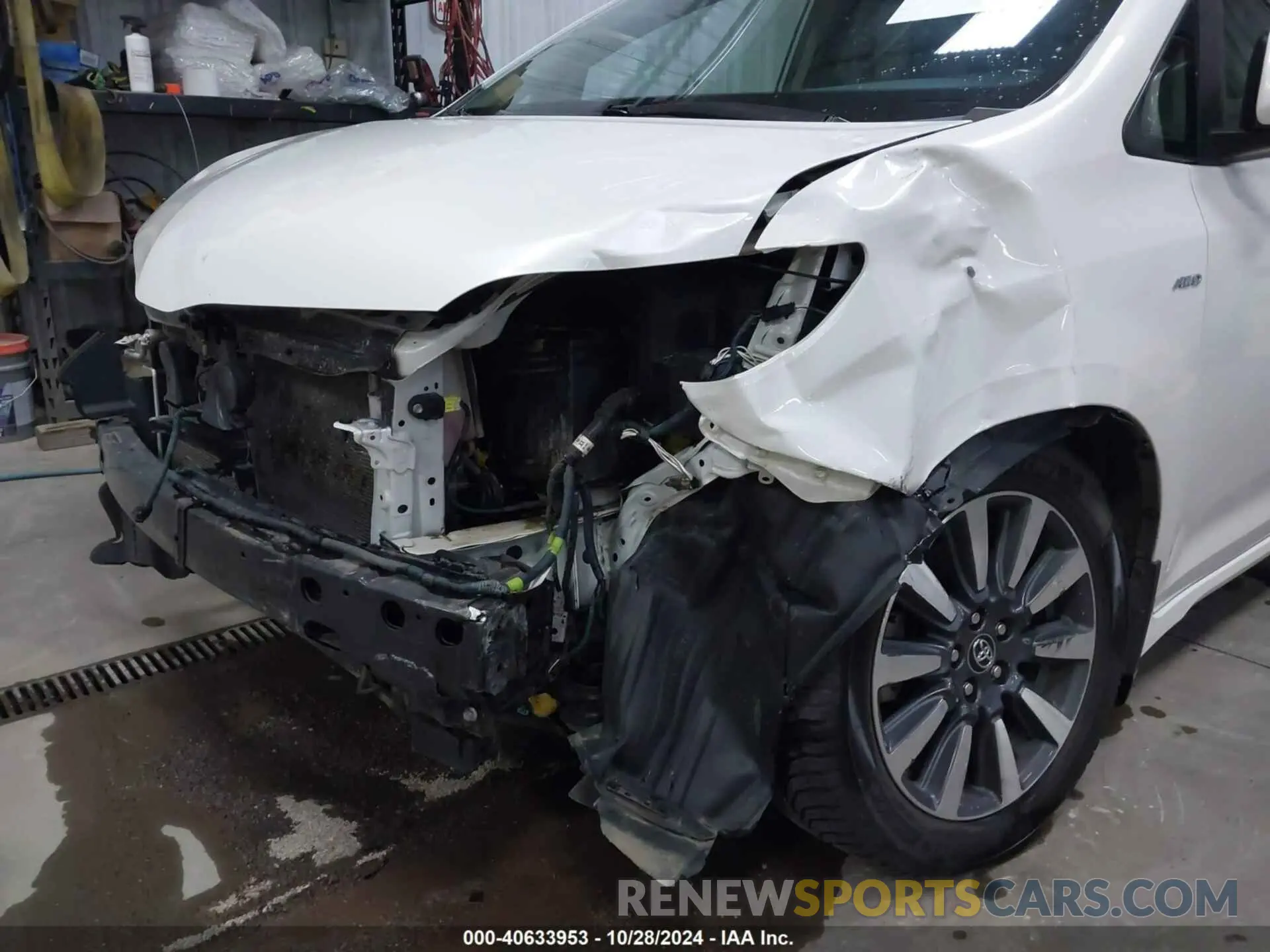 6 fotografías del automóvil dañado 5TDDZ3DC5KS223244 TOYOTA SIENNA 2019