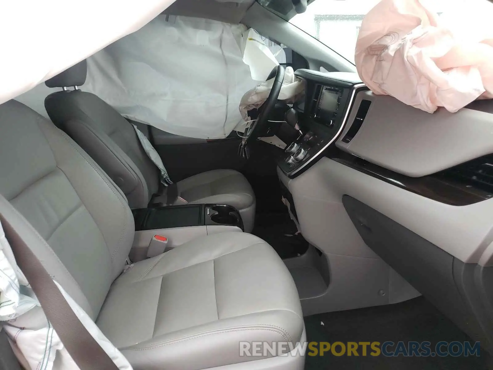 5 fotografías del automóvil dañado 5TDDZ3DC6KS214942 TOYOTA SIENNA 2019