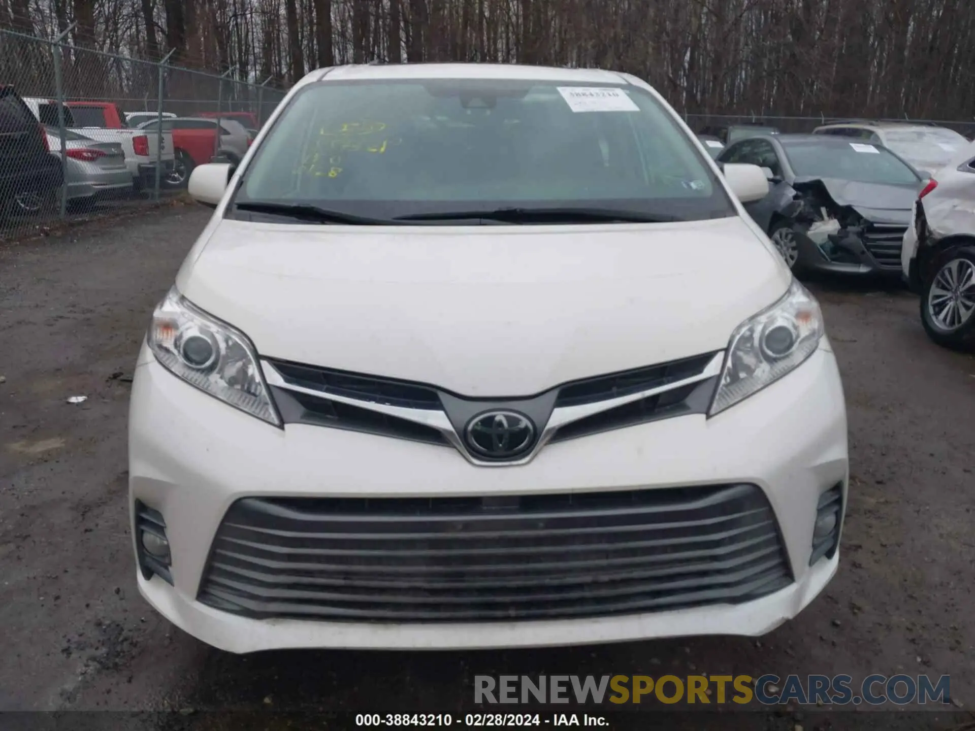 13 fotografías del automóvil dañado 5TDDZ3DC7KS212438 TOYOTA SIENNA 2019