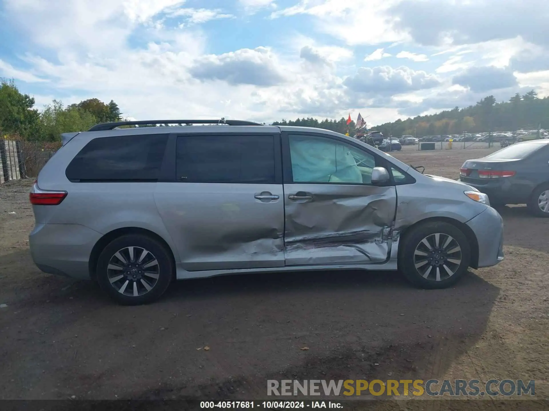 13 fotografías del automóvil dañado 5TDDZ3DC7KS227408 TOYOTA SIENNA 2019