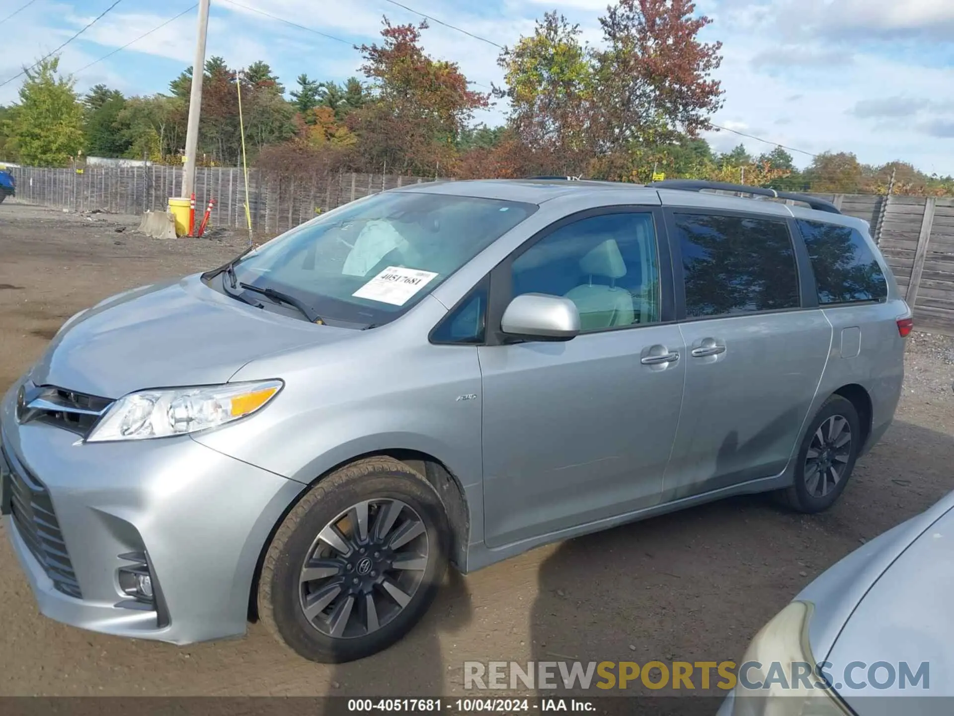 14 fotografías del automóvil dañado 5TDDZ3DC7KS227408 TOYOTA SIENNA 2019