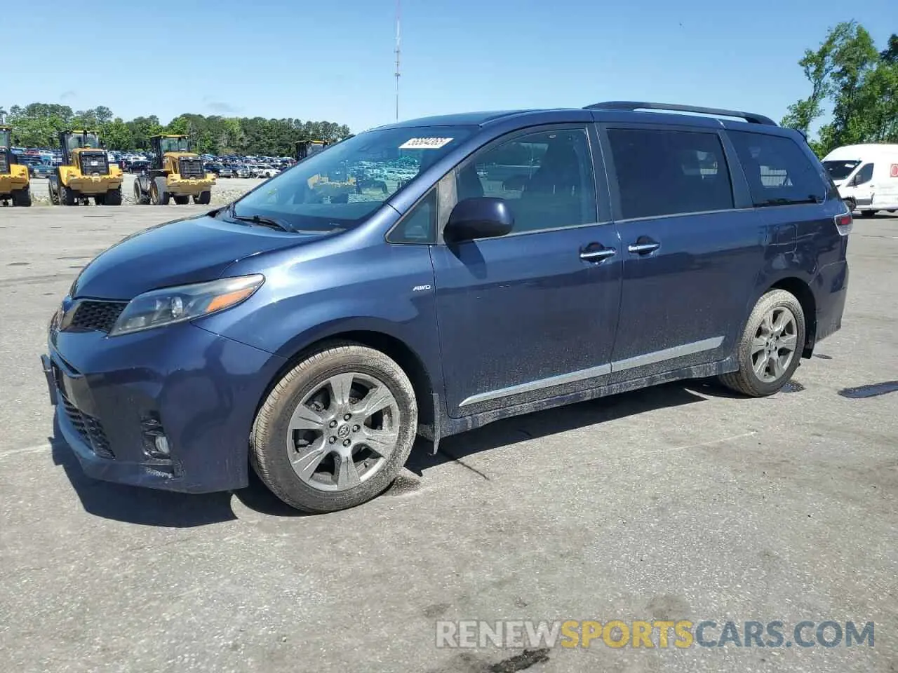 1 fotografías del automóvil dañado 5TDEZ3DC4KS215396 TOYOTA SIENNA 2019