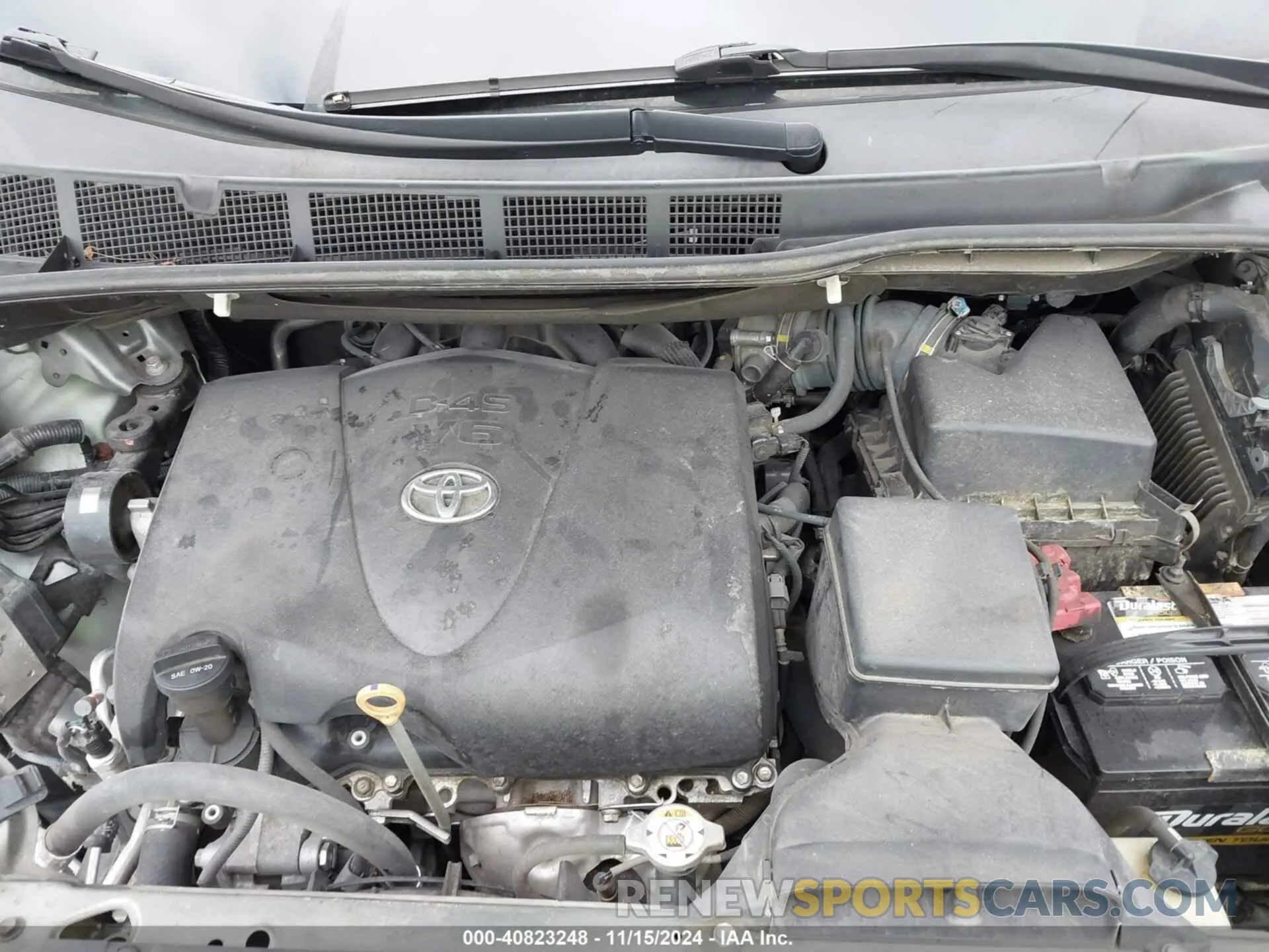 10 fotografías del automóvil dañado 5TDKZ3DC0KS014873 TOYOTA SIENNA 2019