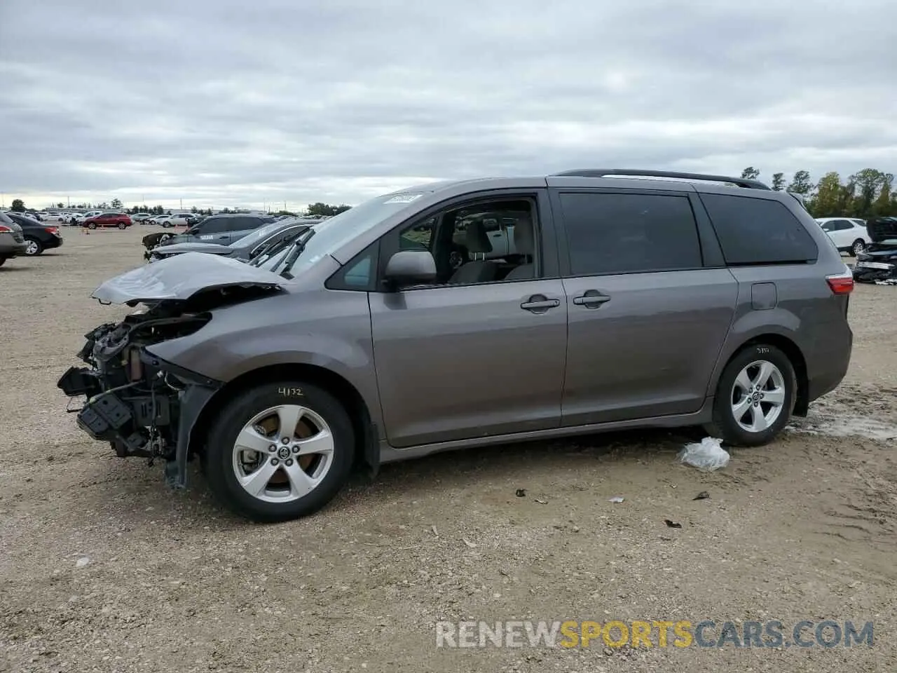 1 fotografías del automóvil dañado 5TDKZ3DC0KS018633 TOYOTA SIENNA 2019