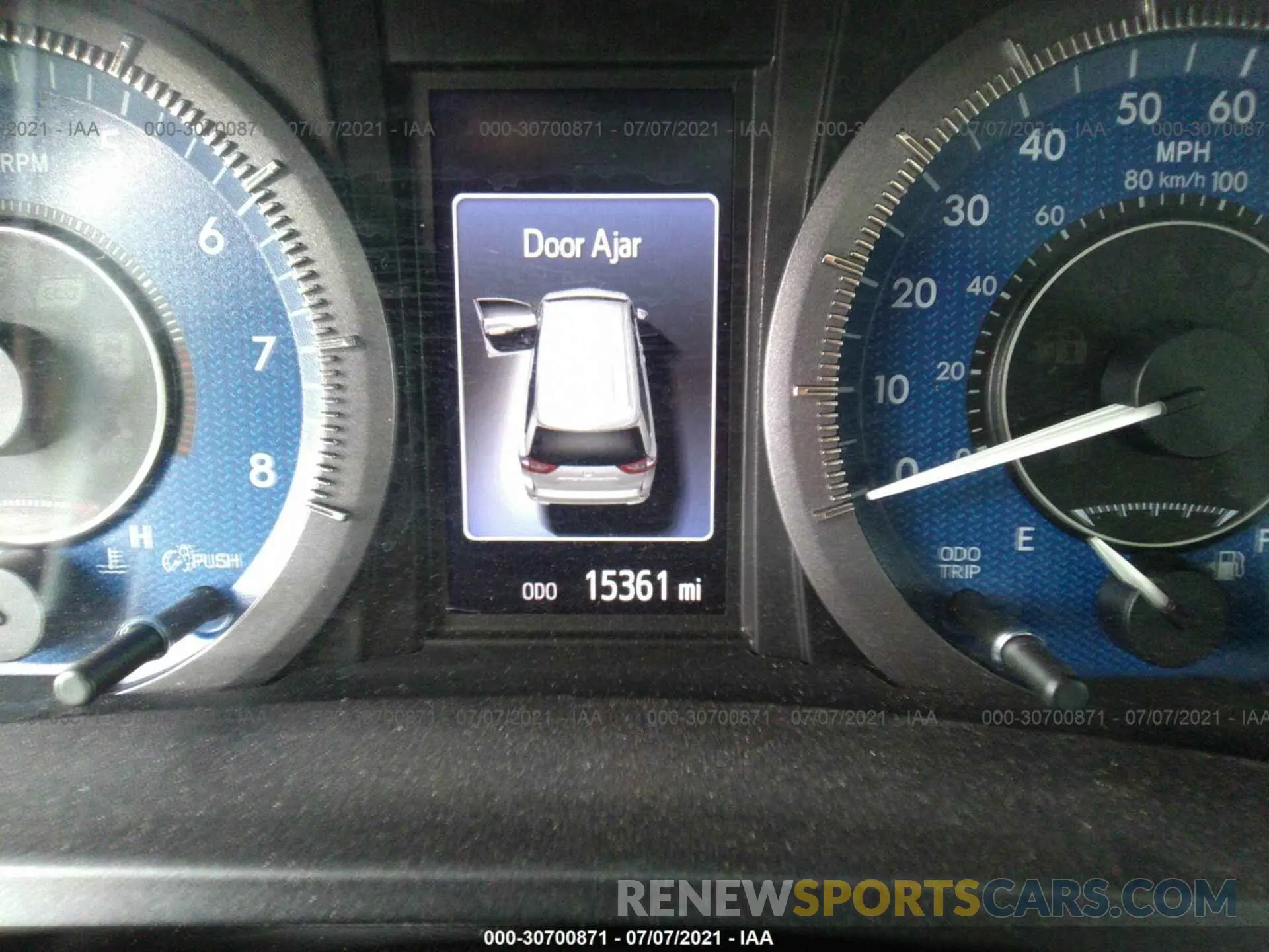 7 fotografías del automóvil dañado 5TDKZ3DC0KS979829 TOYOTA SIENNA 2019