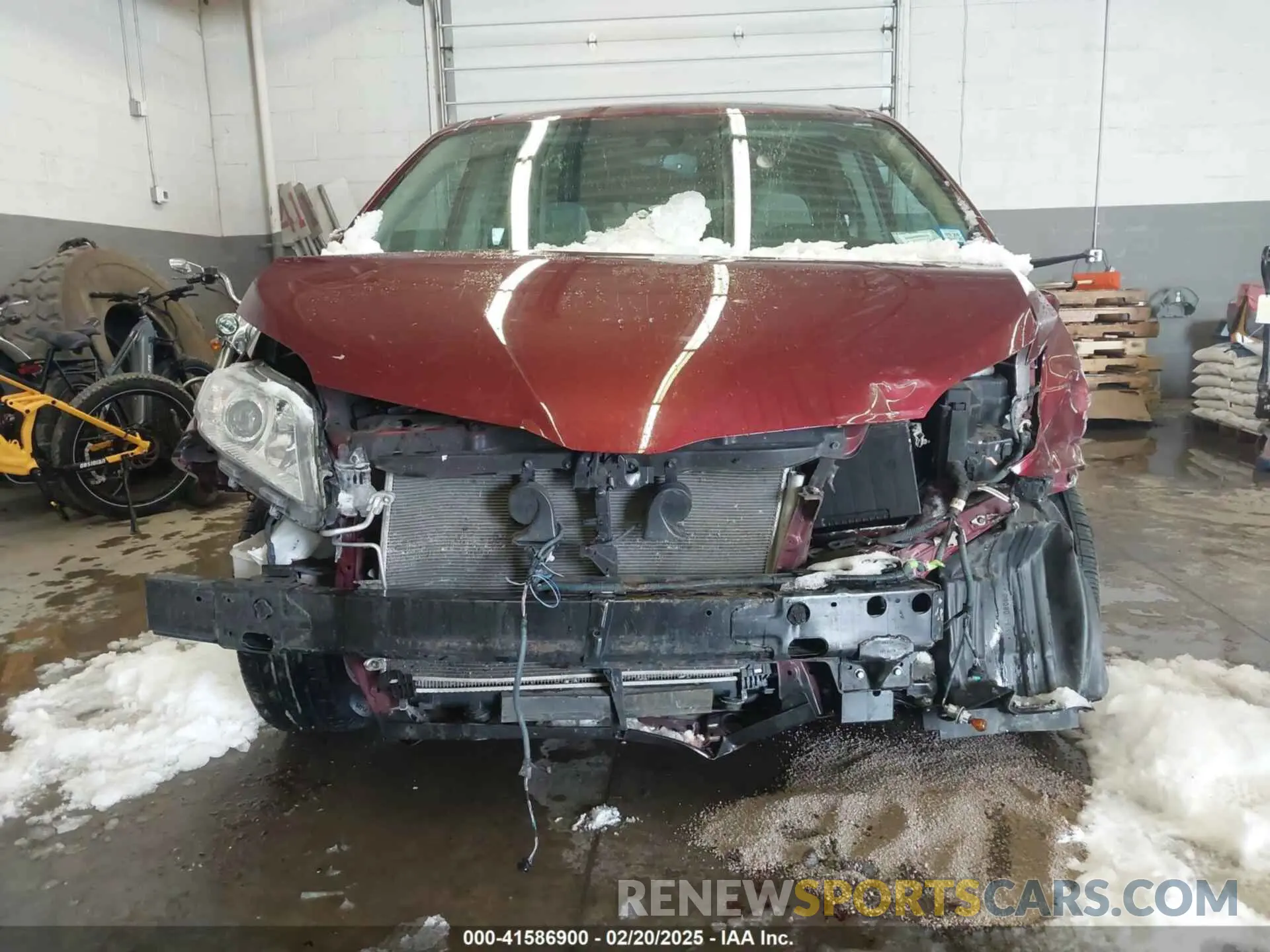 6 fotografías del automóvil dañado 5TDKZ3DC9KS015195 TOYOTA SIENNA 2019