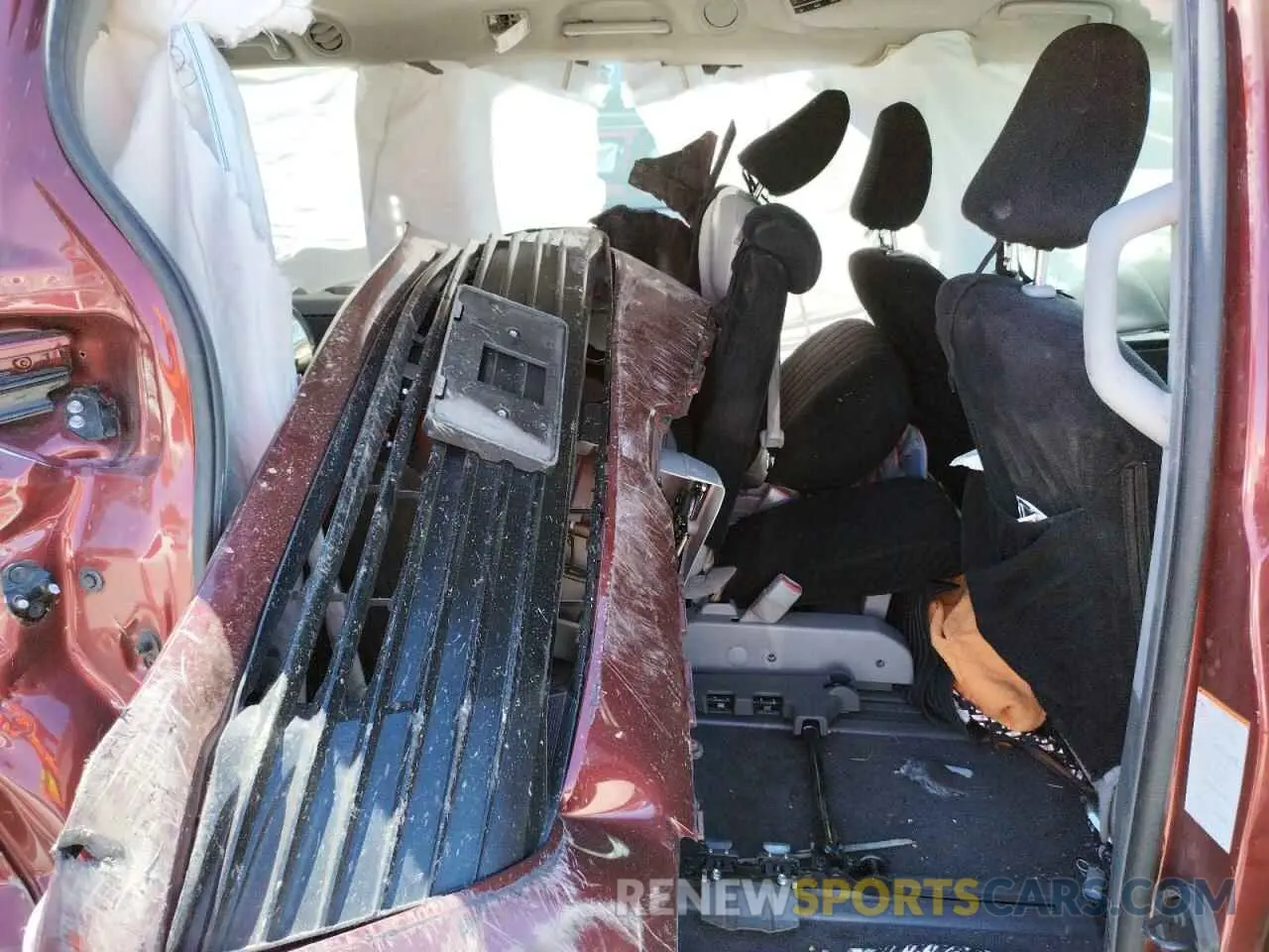 6 fotografías del automóvil dañado 5TDKZ3DCXKS971396 TOYOTA SIENNA 2019