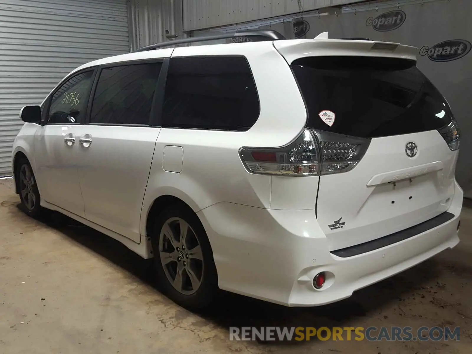 3 fotografías del automóvil dañado 5TDXZ3DC9KS971458 TOYOTA SIENNA 2019
