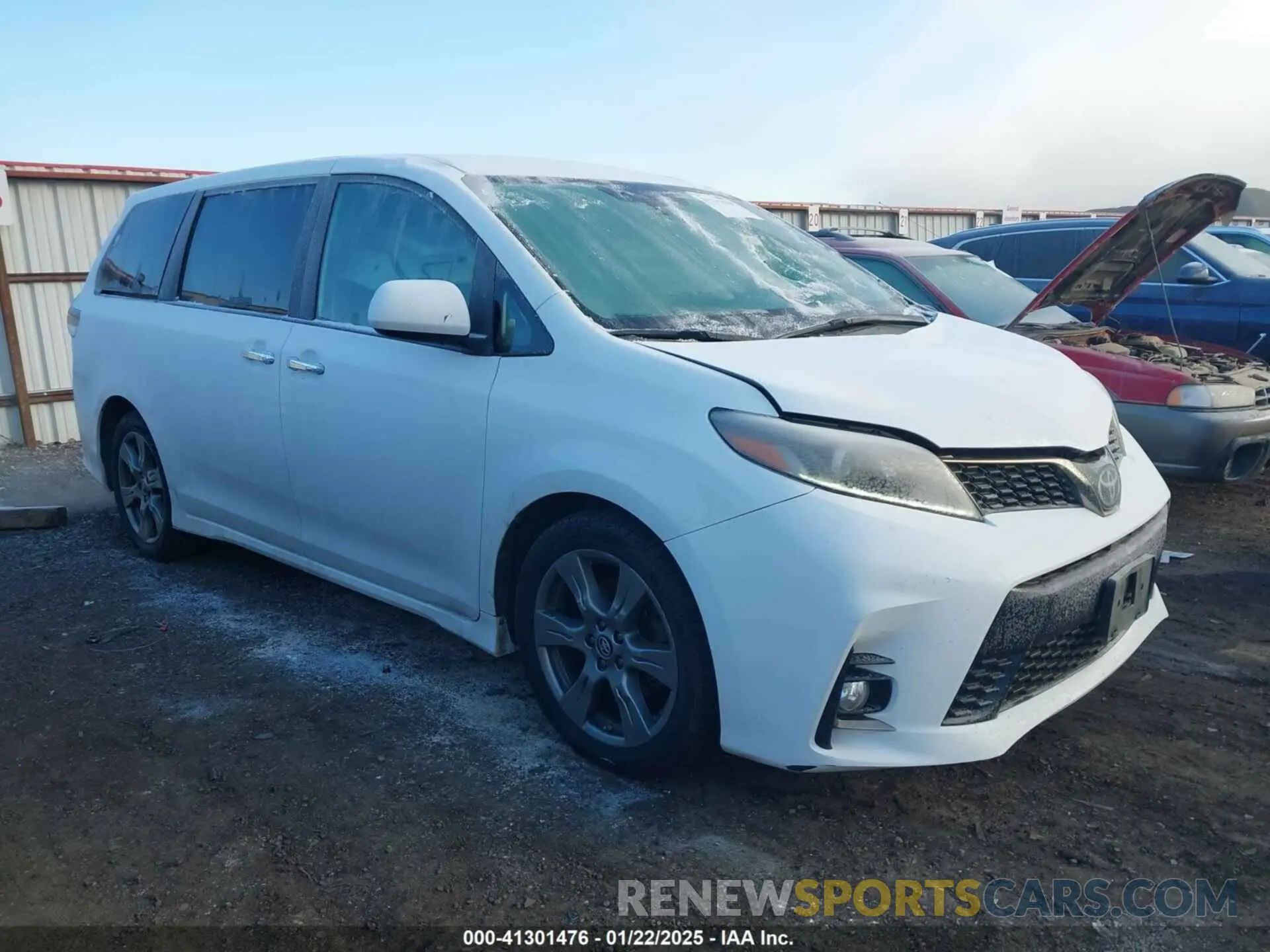 1 fotografías del automóvil dañado 5TDXZ3DCXKS984204 TOYOTA SIENNA 2019