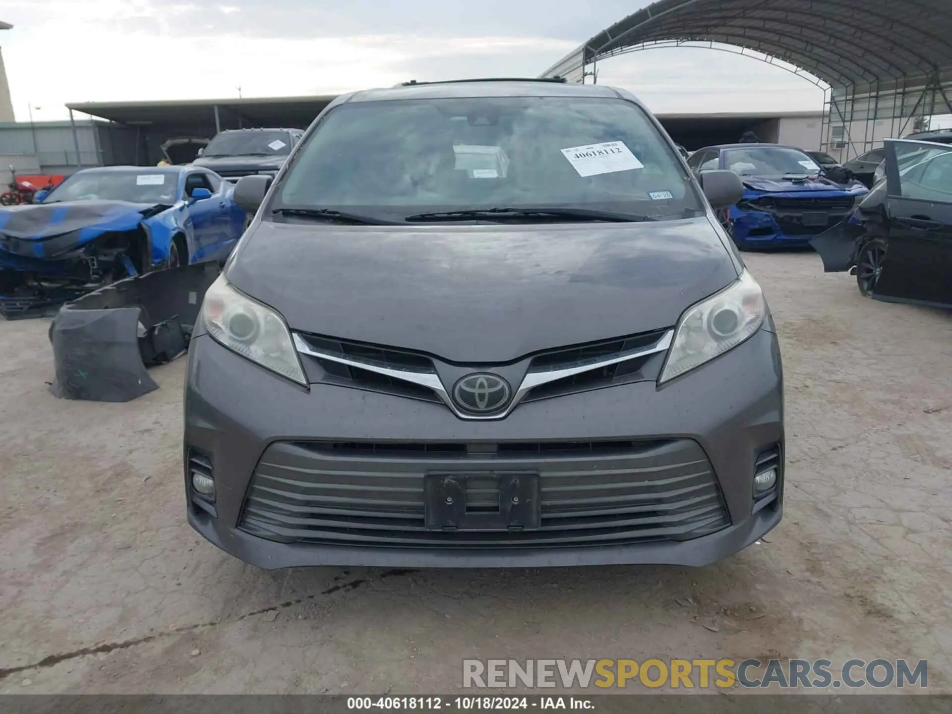 13 fotografías del automóvil dañado 5TDYZ3DC1KS984208 TOYOTA SIENNA 2019