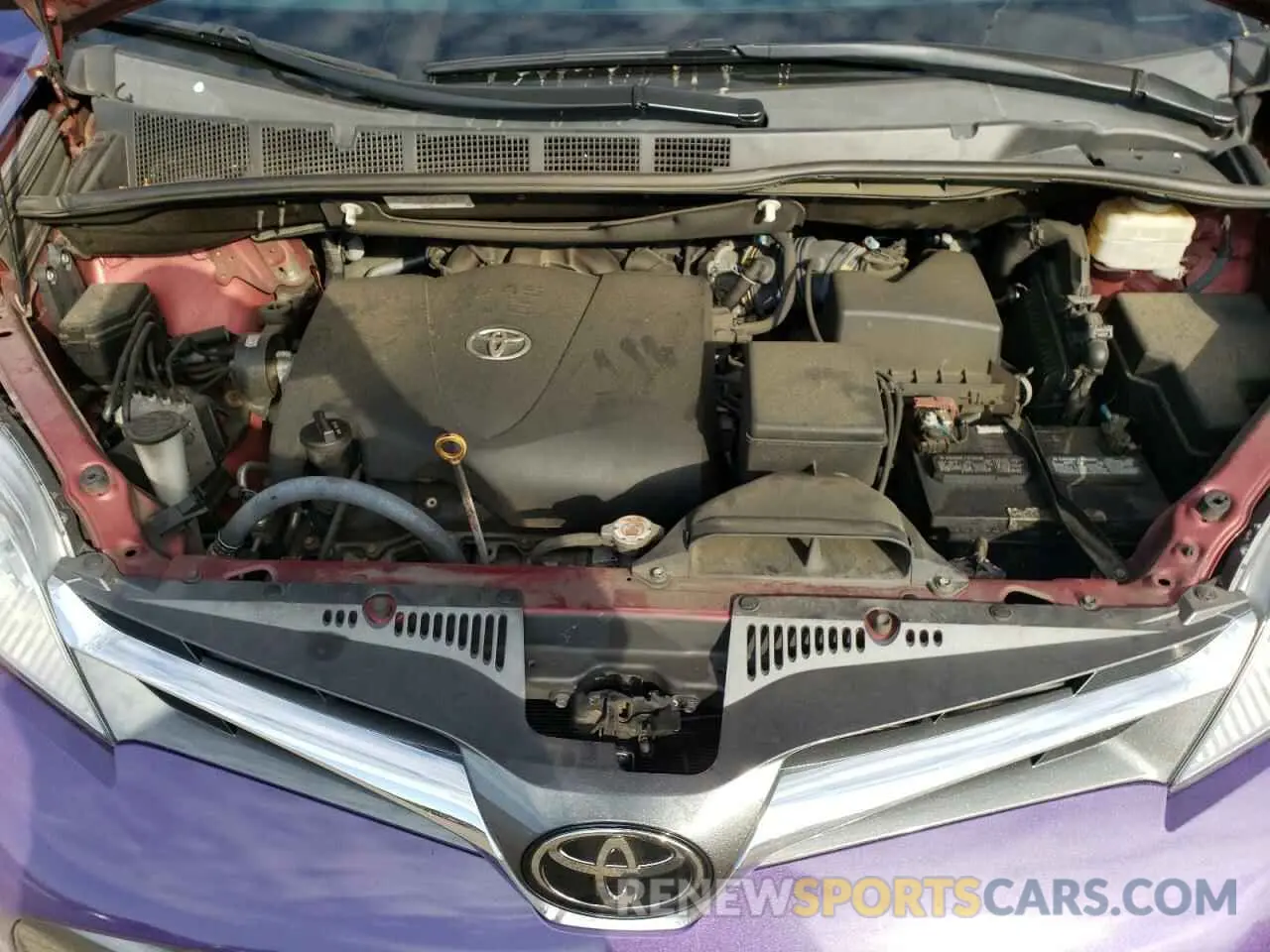 7 fotografías del automóvil dañado 5TDYZ3DC4KS970321 TOYOTA SIENNA 2019