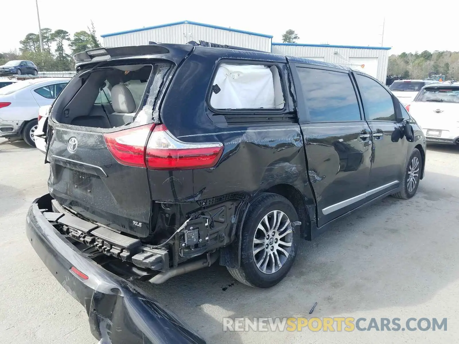 4 fotografías del automóvil dañado 5TDYZ3DC6KS988545 TOYOTA SIENNA 2019