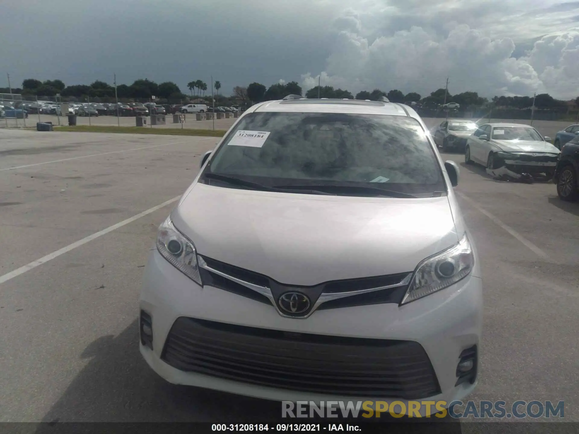 6 fotografías del automóvil dañado 5TDYZ3DC7KS006750 TOYOTA SIENNA 2019