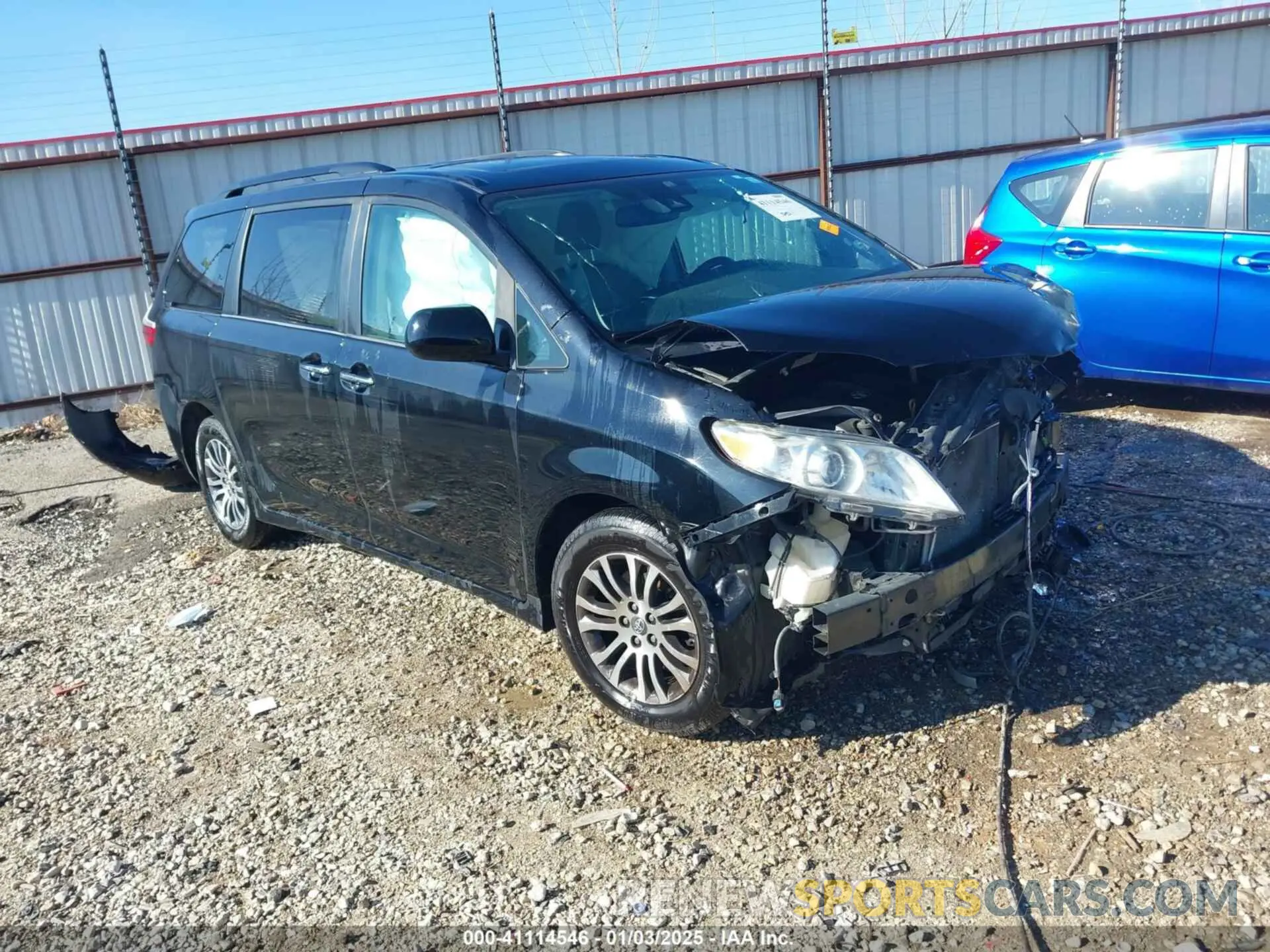 1 fotografías del automóvil dañado 5TDYZ3DC9KS995408 TOYOTA SIENNA 2019